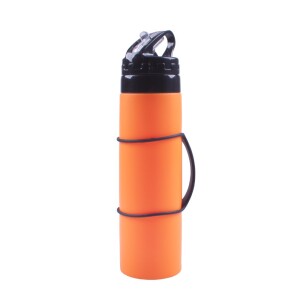 Product detail of Skládací silikonová láhev Warren - oranžová