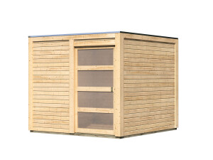 Product detail of Dřevěný domek KARIBU QUBIC 2 (88527) natur LG2194