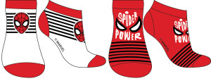 Product detail of Spider Man - licence Chlapecké kotníkové ponožky - Spider-Man 52341133, červená / bílá Barva: Mix barev, Velikost: 27-30