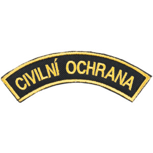 Product detail of Nášivka: CIVILNÍ OCHRANA [ssz] černá | žlutá