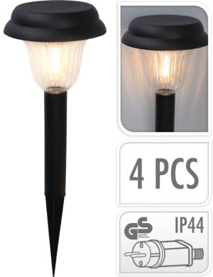Product detail of PROGARDEN Lampa zahradní 16x45cm sada 4ks KO-AF5000490