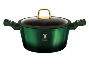 Product detail of BERLINGERHAUS Kastrol s poklicí a titanovým povrchem 20 cm Emerald Collection BH-6057