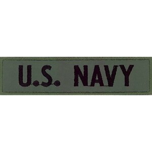 Product detail of Nášivka: U.S. NAVY olivová | černá