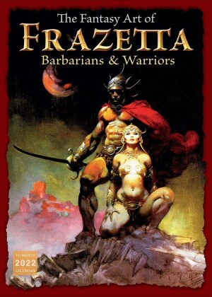 Product detail of FANTASY ART OF FRAZETTA: BARBARIANS & WARRIORS - 2022 CALENDAR