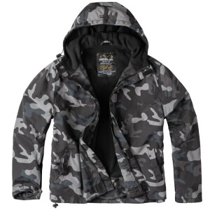Product detail of Surplus Bunda Windbreaker-Zipper blackcamo S