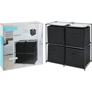 Product detail of HOMESTYLING Úložný regál se 4 boxy KO-C80652640