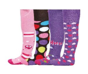 Product detail of punčochy dívčí froté, Bugga, PD552, mix,LZE OBJEDNAT POUZE CELÉ BALENÍ 4 KS - 86/92 | 18-24m