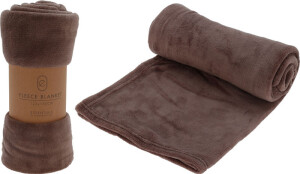 Product detail of HOMESTYLING Deka fleece 125 x 150 cm ESSENTIALS šedohnědá KO-HZ1011800
