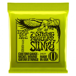Product detail of Ernie Ball P02621 7-String Regular Slinky 10-56
