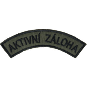 Product detail of Nášivka: AKTIVNÍ ZÁLOHA [bsz] olivová | černá
