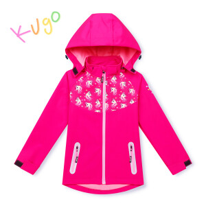 Product detail of Dívčí softshellová bunda - KUGO HK3121, růžová Barva: Růžová, Velikost: 92