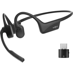 Product detail of Shokz OpenComm 2 UC s adaptérem typu USB-C, Bluetooth sluchátka před uši s mikrofonem, černá