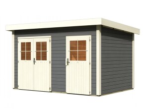 Product detail of Dřevěný domek KARIBU TINTRUP (83140) šedý LG1781