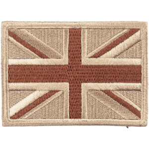 Product detail of Nášivka: Vlajka Velká Británie béžová | hnědá