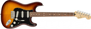 Product detail of Fender Player Stratocaster Plus Top Tobacco Sunburst Pau Ferro