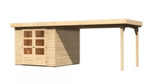 Product detail of Dřevěný domek KARIBU ASKOLA 3,5 + přístavek 280 cm (77720) natur LG3189