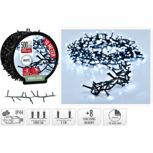 Product detail of HOMESTYLING Vánoční světelný řetěz studená bílá 500 LED / 10 m KO-AX8521000