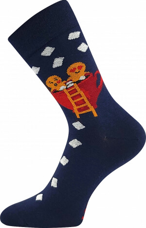 Product detail of Ponožky Lonka - Damer, perníčky Barva: Modrá, Velikost: 39-42