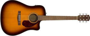 Product detail of Fender CD-140SCE Dreadnought Sunburst Walnut