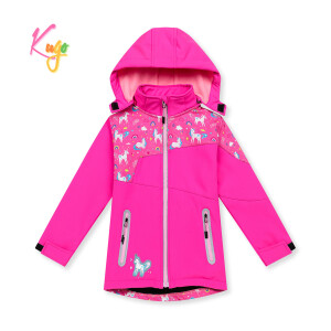 Product detail of Dívčí softshellová bunda, zateplená - KUGO HK5601, růžová Barva: Růžová, Velikost: 98