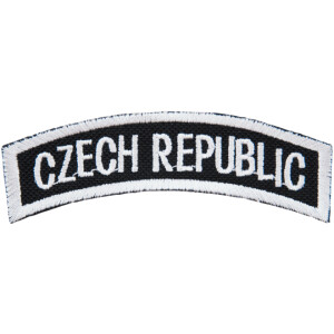 Product detail of Nášivka: CZECH REPUBLIC [oblouková] [bsz] černá | bílá