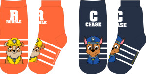 Product detail of Paw Patrol - Tlapková patrola -Licence Chlapecké ponožky - Paw Patrol 52341922, oranžová / černá Barva: Mix barev, Velikost: 23-26