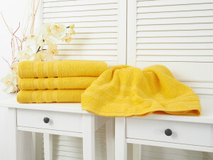Product detail of B.E.S. - Petrovice, s.r.o. Bavlněný froté ručník Standard - Yellow Rozměr: 30 x 50