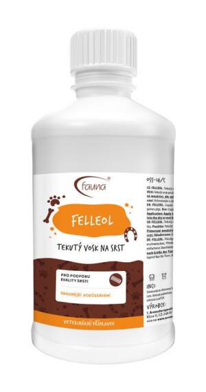 Product detail of Aromafauna Tekutý vosk Felleol pro péči o srst velikost: 500 ml