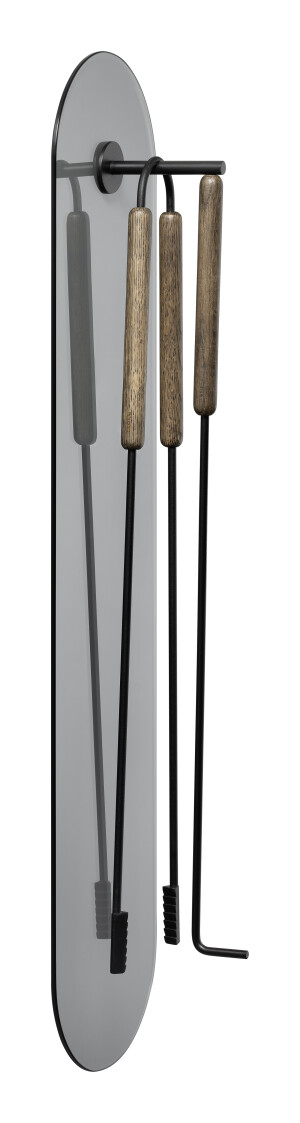 Product detail of BLOMUS Sada nářadí ke krbu 3 ks nástěnná hnědá