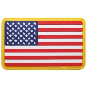 Product detail of Nášivka gumová 3D: Vlajka USA barevná
