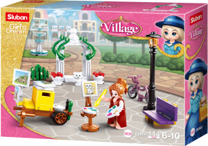 Product detail of Sluban Girls Dream Village M38-B0869 Malířka v parku