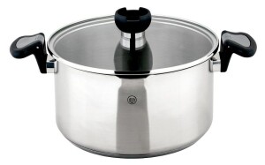 Product detail of CS SOLINGEN Hrnec s cedící poklicí nerez Aron 24 cm CS-060589