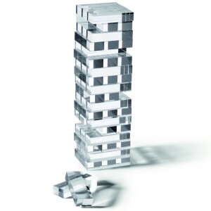 Product detail of Hra Jenga YAP 28 cm, designová, čirá, Philippi