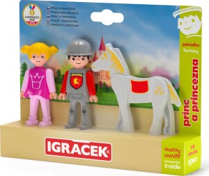 Product detail of Igráček Trio - Princezna, Rytíř a bílý kůň