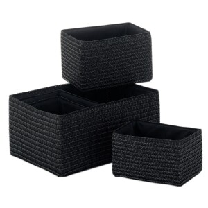 Product detail of KELA Sada košů RIMOSSA 5ks, plast, černá KL-21780