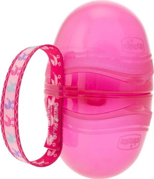 Product detail of CHICCO Pouzdro na šidítko dvojité - růžové