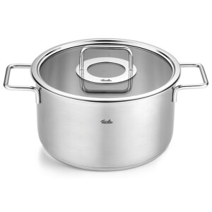 Product detail of Vysoký kastrol PURE 20 cm, stříbrná, nerezová ocel, Fissler