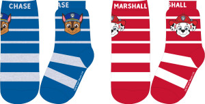 Product detail of Paw Patrol - Tlapková patrola -Licence Chlapecké ponožky - Paw Patrol 52341915, červená / modrá Barva: Mix barev, Velikost: 23-26