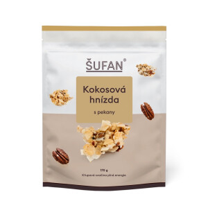 Product detail of Šufan Kokosová hnízda s pekany 170 g