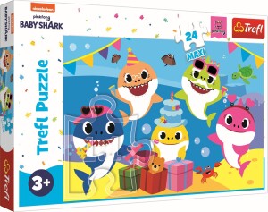 Product detail of Trefl Puzzle 24 Maxi - Šťastný žralok