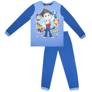 Product detail of Paw Patrol - Tlapková patrola -Licence Chlapecké pyžamo - Paw Patrol 833-698, modrá, tmavé kalhoty Barva: Modrá, Velikost: 98