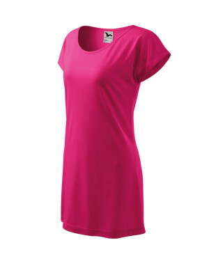 Product detail of Triko/šaty dámské Love 123 - XS-XXL - purpurová