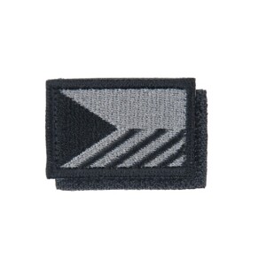 Product detail of Nášivka: Vlajka Česká republika se šikmými pruhy [40x26] [ssz] šedá | černá