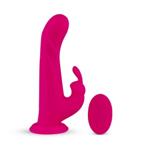 Product detail of FeelzToys Whirl-Pulse Rotating Rabbit Vibrator & Remote Control Pink