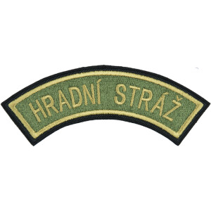 Product detail of Nášivka: Hradní stráž - oblouček [bsz] olivová