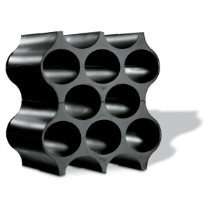 Product detail of Stojan na víno SET-UP, kosmická černá, Koziol