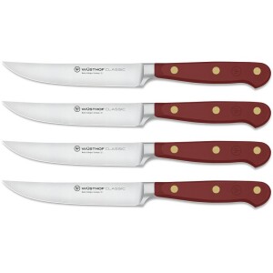 Product detail of Steakový nůž CLASSIC COLOUR 12 cm, sada 4 ks, sumacově červená, WÜSTHOF