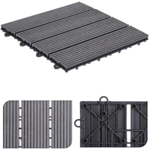 Product detail of PROGARDEN Dlaždice terasové sada 6 ks polywood šedá KO-X64000020