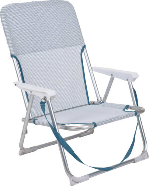 Product detail of PROGARDEN Kempingová židle skládací PROGARDEN bílá / modrá KO-X44000350