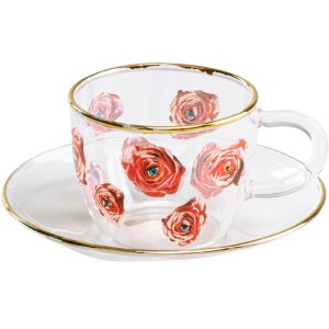 Product detail of Šálek na espresso TOILETPAPER ROSES 110 ml, s podšálkem, Seletti